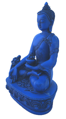 Medicine Buddha Blue 6" tall RB-859L